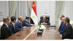 السيسي يستقبل رئيس شركة أباتشي...