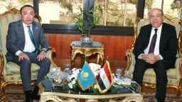 مصر وكازاخستان تبحثان تعزيز التعاون...