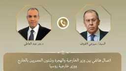 وزير الخارجية ونظيره الروسي يبحثان...