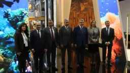 وزير السياحة يفتتح الجناح المصري...