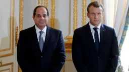 الرئيس السيسي يستقبل نظيره الفرنسي...