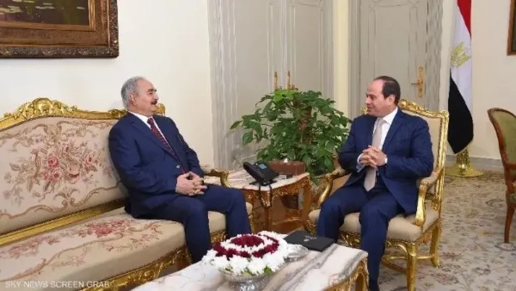 الرئيس السيسي والمشير خليفة حفتر
