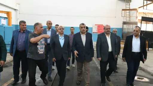 وزير الإنتاج الحربي يتفقد مصنع...