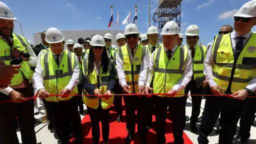 افتتاح المجمع التدريبي بمحطة الضبعة...