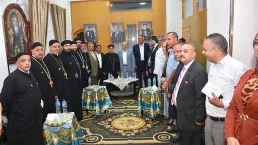 قيادات ”الجبهة الوطنية” تزور كنائس...