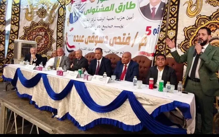 مؤتمر حزب الجبهة الوطنية بمدينة الخانكة