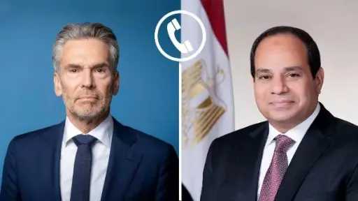 الرئيس السيسي يتلقى اتصالًا من...