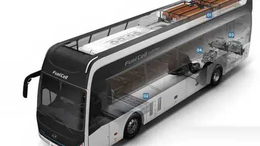 هيونداي تختبر حافلة تعمل بالهيدروجين...