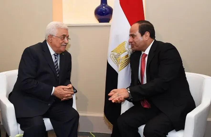 الرئيس السيسي ومحمود عباس