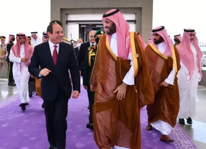 الرئيس السيسي وولي العهد السعودي محمد بن سلمان