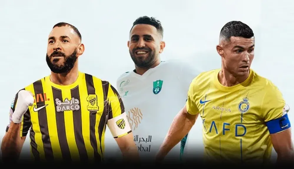 رونالدو ومحرز وبنزيما
