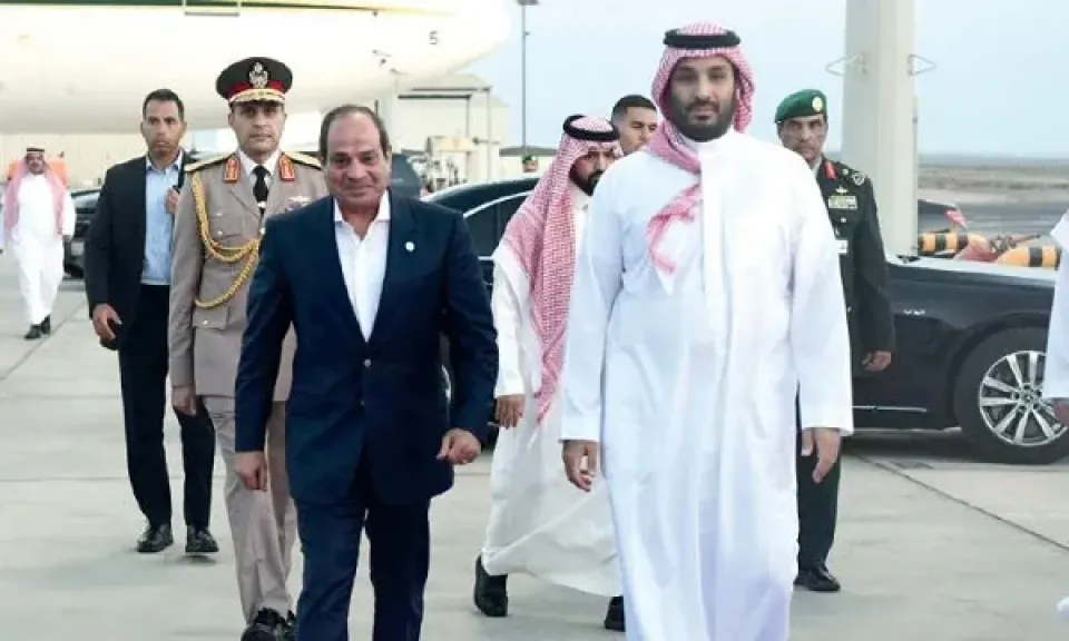 الرئيس السيسي وولي العهد السعودي محمد بن سلمان