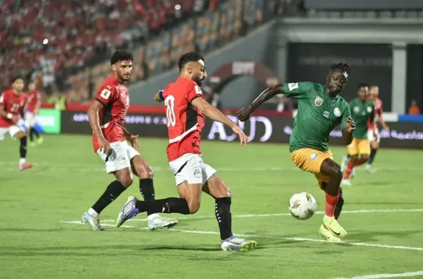 محمد صلاح من مباراة مصر وإثيوبيا