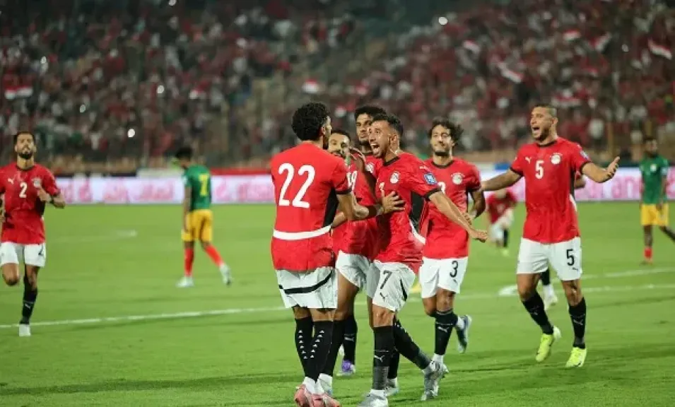 جانب من مباراة مصر وإثيوبيا