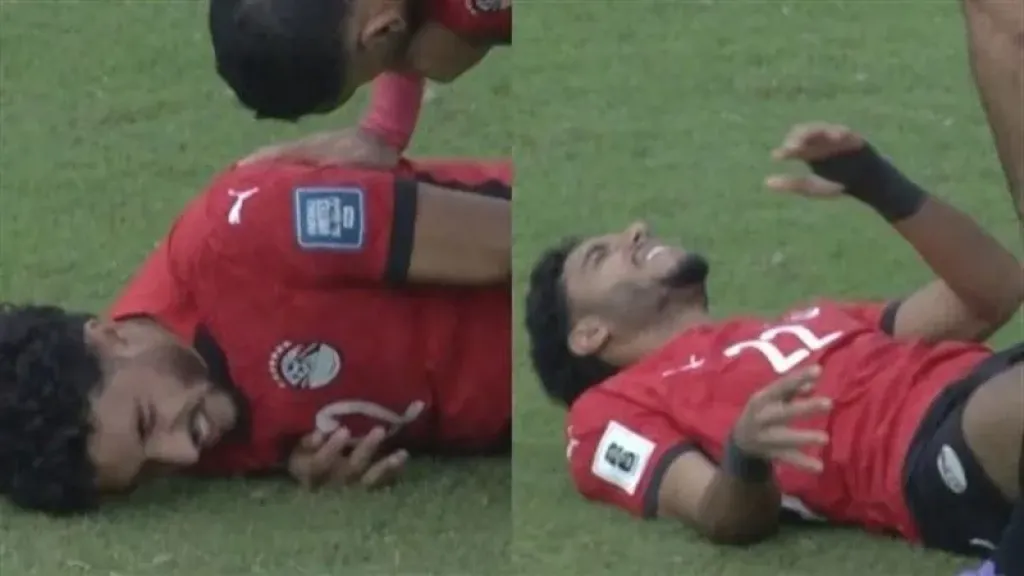 لحظة إصابة عمر مرموش