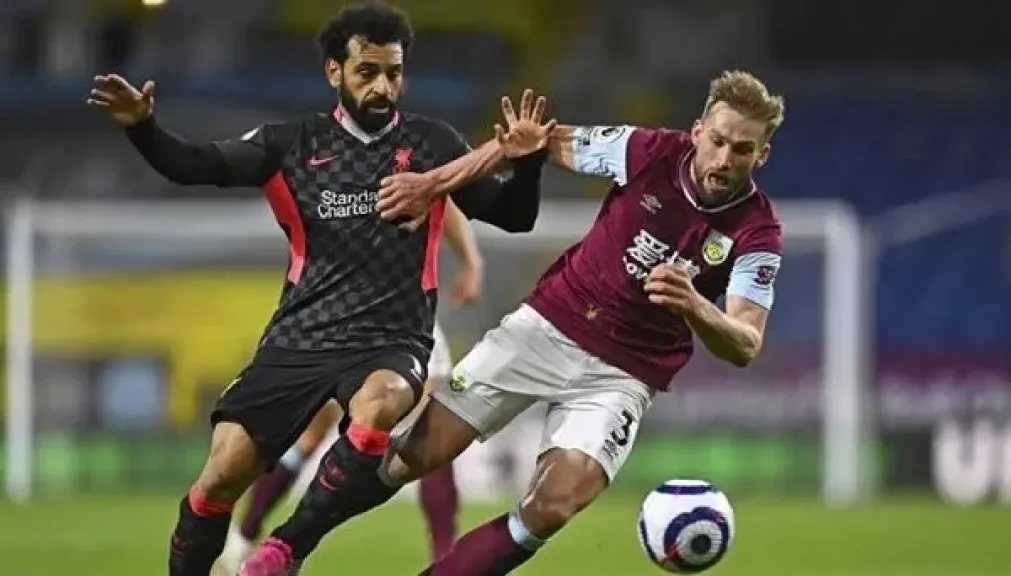 محمد صلاح أمام بيرنلي