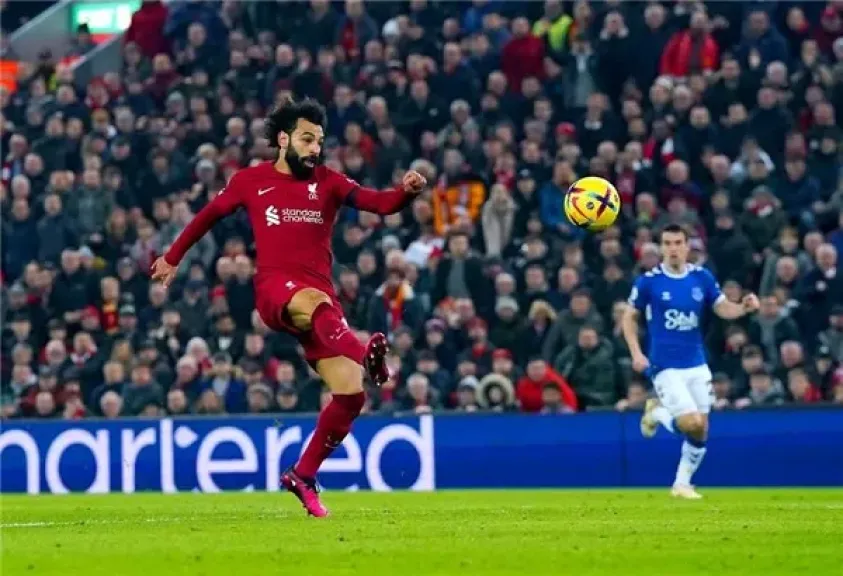 محمد صلاح أمام إيفرتون