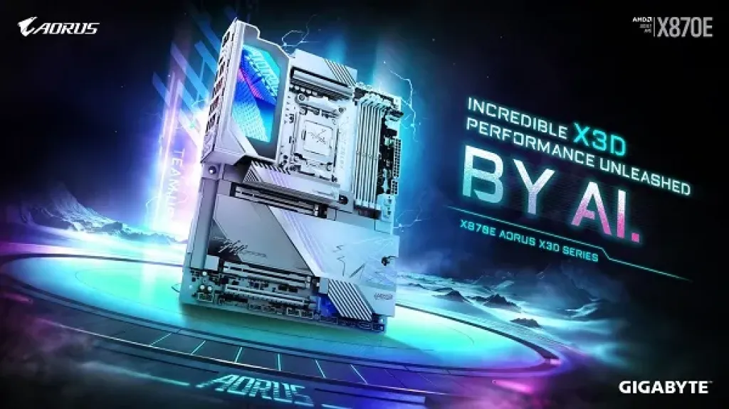 لوحات GIGABYTE X870E AORUS X3D