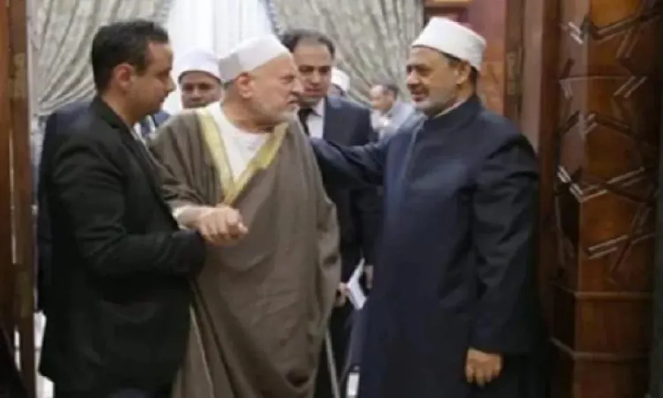 شيخ الأزهر والدكتور أحمد عمر هاشم
