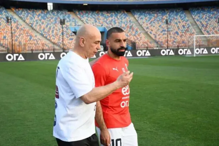 محمد صلاح وحسام حسن
