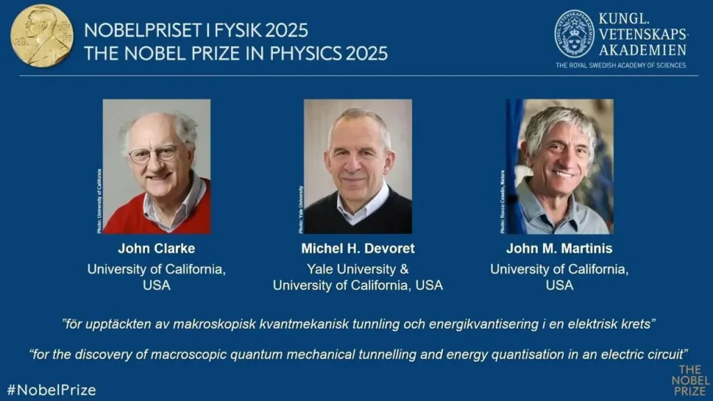 جائزة نوبل للفيزياء 2025