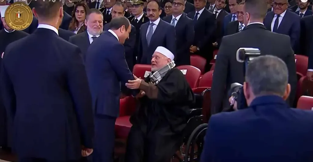الرئيس السيسي والدكتور أحمد عمر هاشم