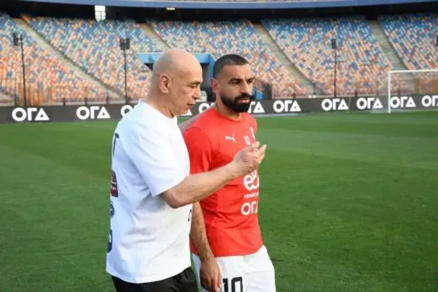 محمد صلاح وحسام حسن