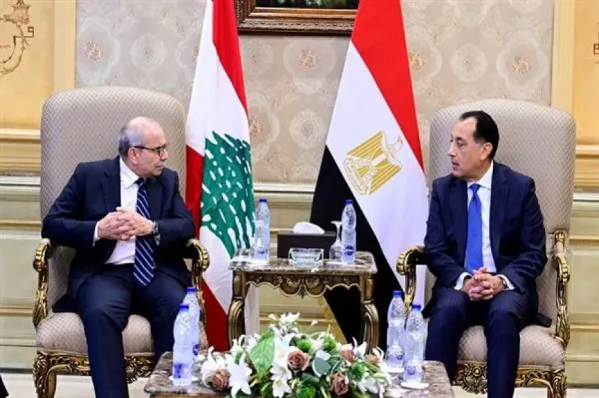 رئيسا وزراء مصر ولبنان
