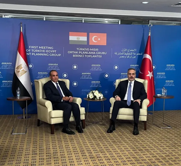 وزير الخارجية ونظيره التركي