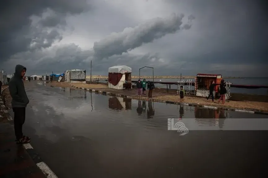 الأمطار في غزة