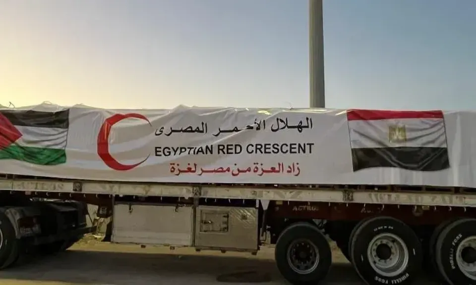 المساعدات إلى غزة