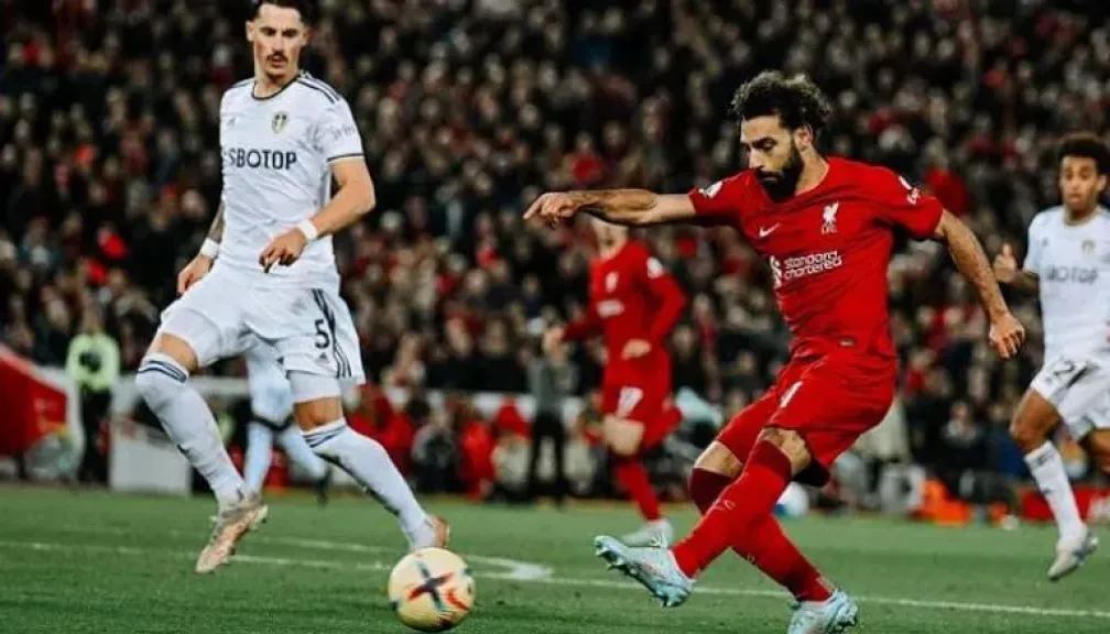 محمد صلاح أمام ليدز يونايتد