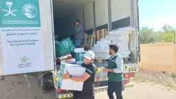 ”سليمان للإغاثة” يوزع 300 سلة...